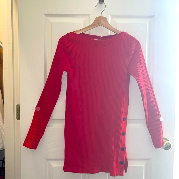 ZARA Trafaluc Red  Ribbed Dress Women's - Picture 3 of 5